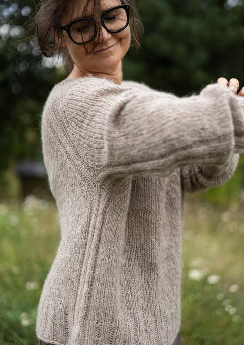 OLLE sweater made of BABY SILK YAK
