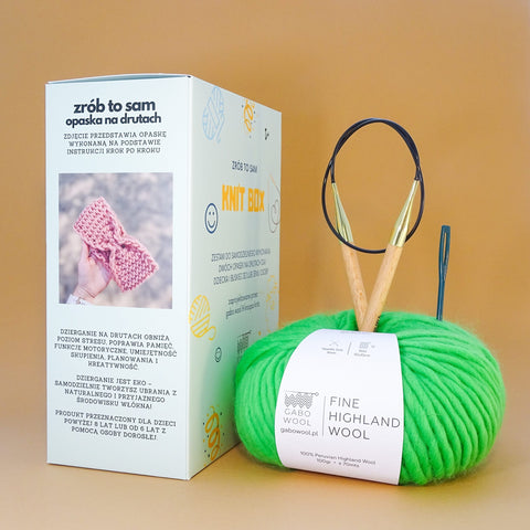 KNIT BOX headband - beginner's set