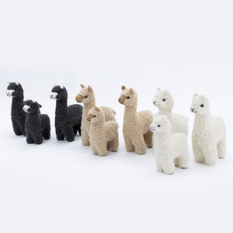 Alpaca figurines from Peru