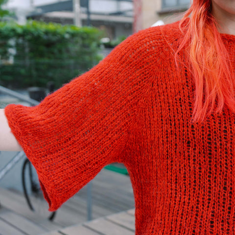 FRANIA Blouse with BABY SILK YAK - kit with free pattern
