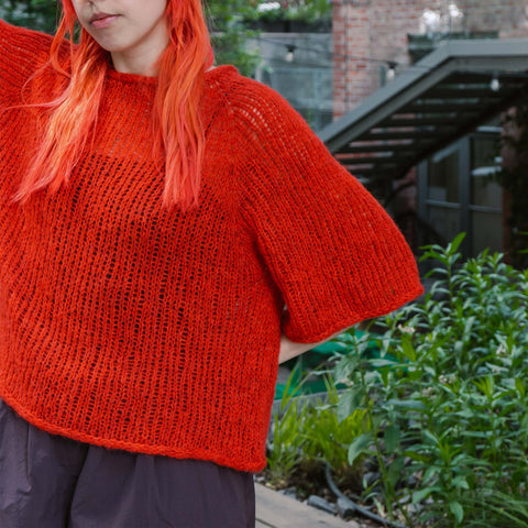 FRANIA Blouse with BABY SILK YAK - kit with free pattern