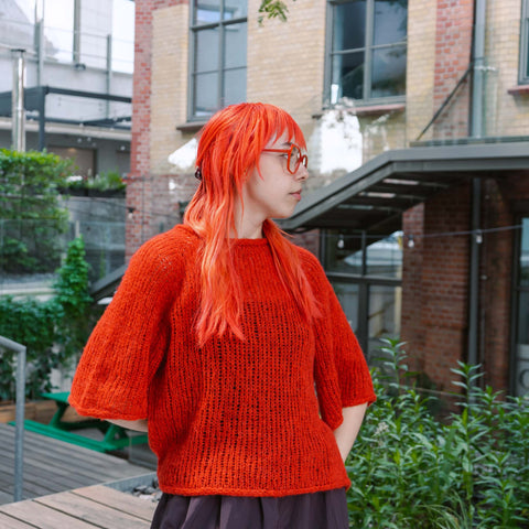 FRANIA Blouse with BABY SILK YAK - kit with free pattern