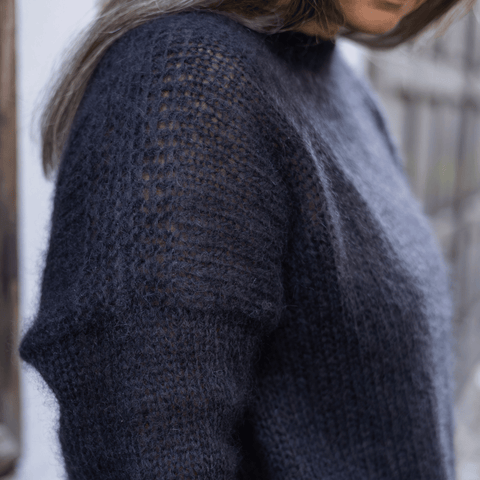 AUGUST sweater with MOHSILKO
