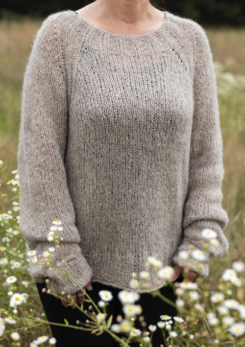 OLLE sweater made of BABY SILK YAK