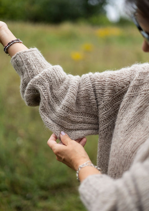 OLLE sweater made of BABY SILK YAK