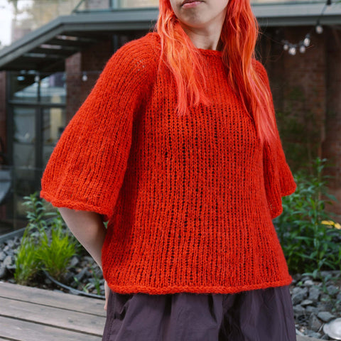 FRANIA Blouse with BABY SILK YAK - kit with free pattern