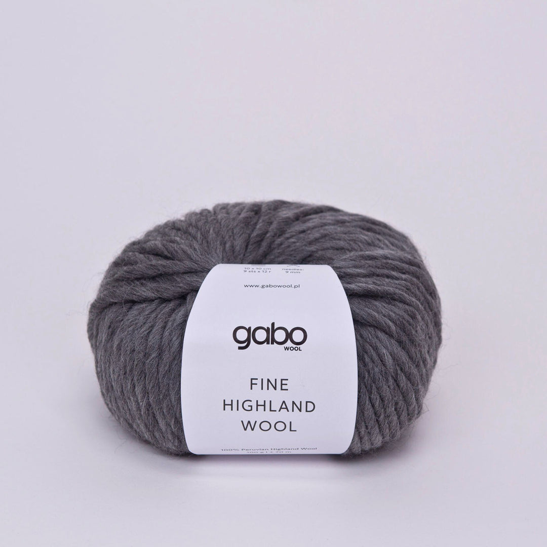 FINE HIGHLAND WOOL - gruba włóczka z wełny peruwiańskiej | Gabo Wool