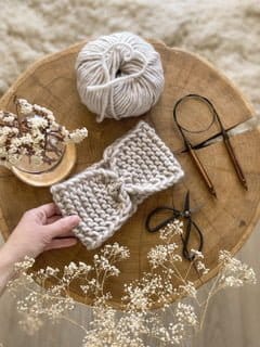 KNIT BOX headband - beginner's set 