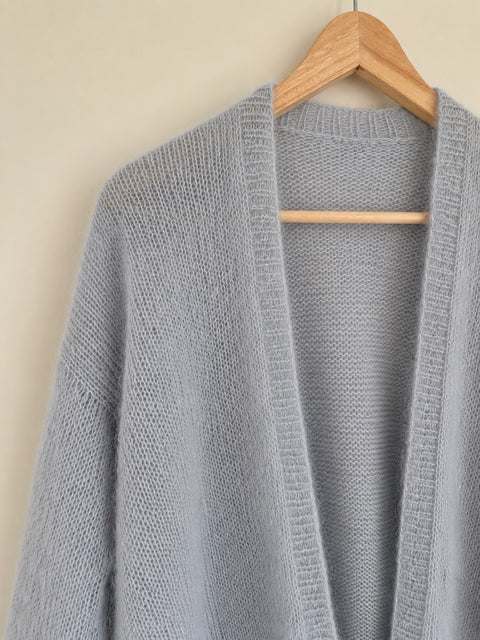 CHMURA cardigan made of MOHSILKO