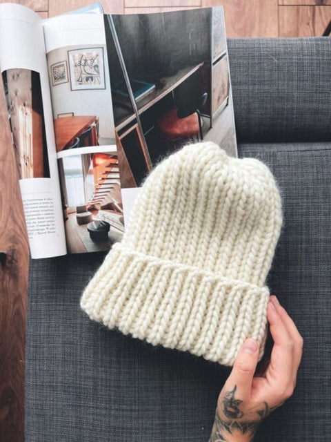 KNIT BOX hat - beginner's kit