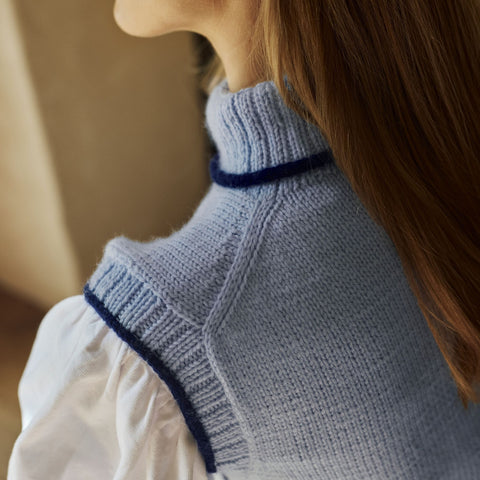 AVELIA vest - bundle with GABO magazine (yarn + magazine)