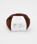włóczka merino, merynos, 100% naturalny, wełna merynosów, kolor rdzawy brąz