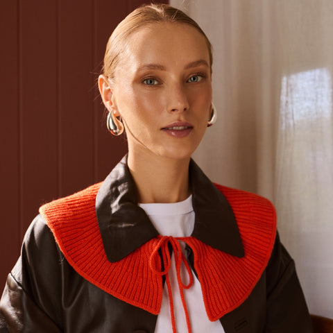 GINKO collar - bundle with GABO magazine (yarn + magazine)