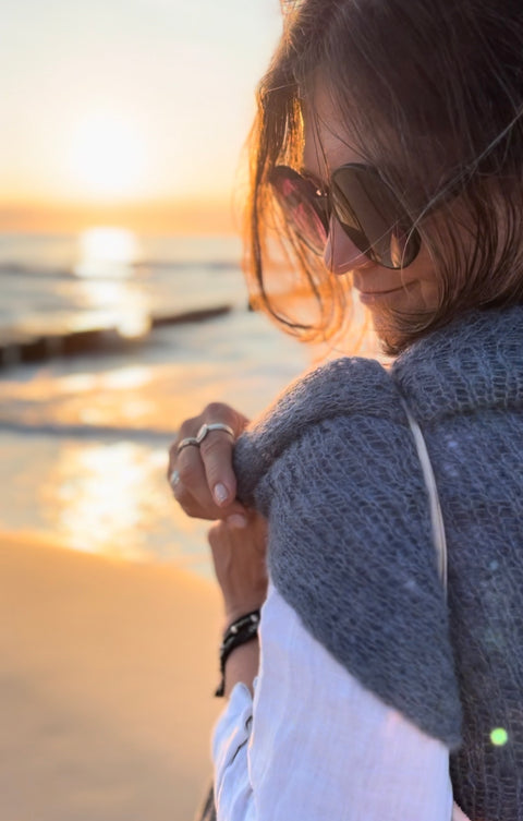 LISA SUMMER sweater made of BABY SILK YAK