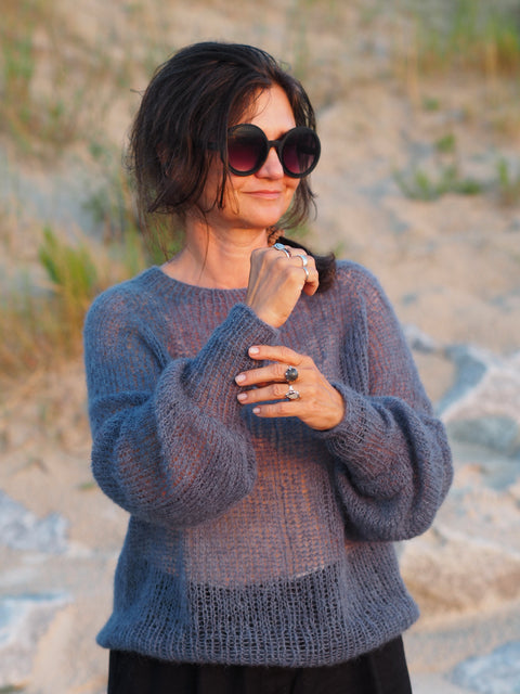 LISA SUMMER sweater made of BABY SILK YAK