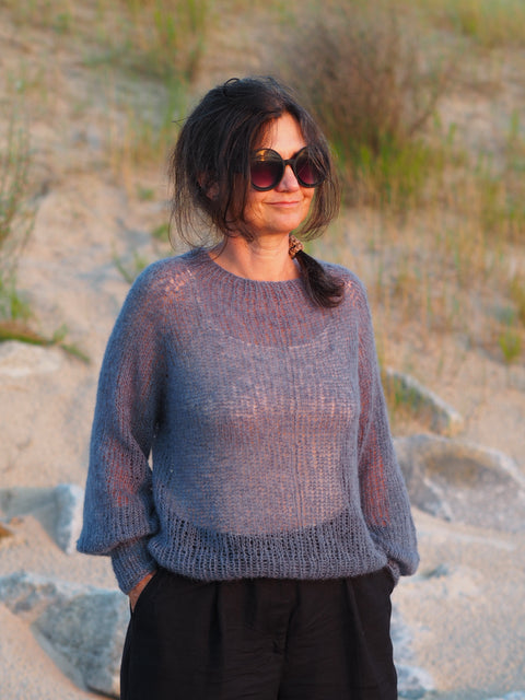 LISA SUMMER sweater made of BABY SILK YAK