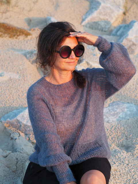 LISA SUMMER sweater made of BABY SILK YAK