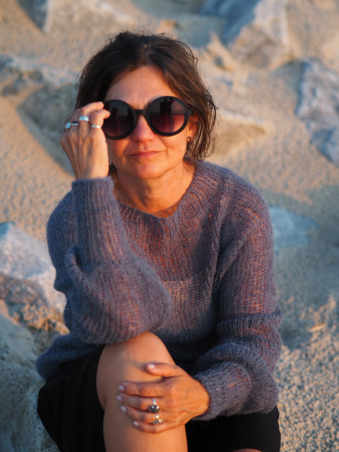LISA SUMMER sweater made of BABY SILK YAK