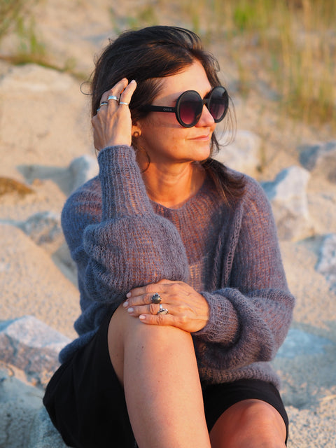 LISA SUMMER sweater made of BABY SILK YAK