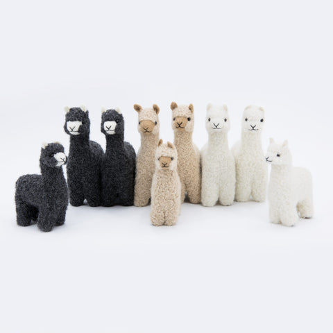 Alpaca figurines from Peru