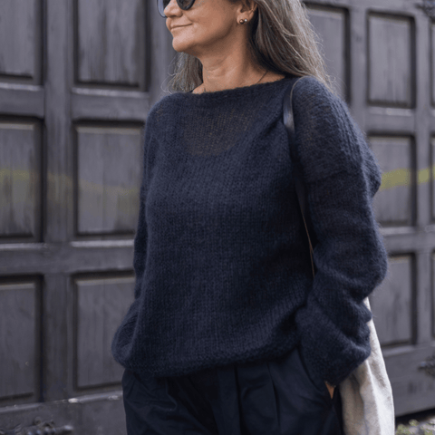 AUGUST sweater with MOHSILKO