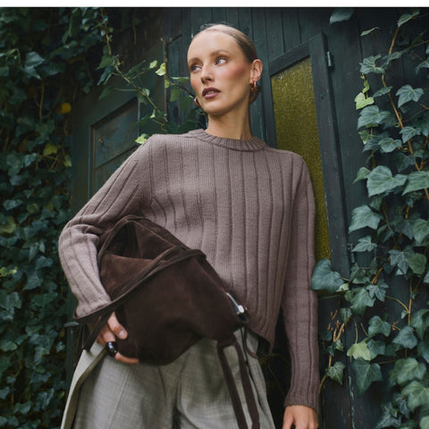 URBAN STRIPES sweater - bundle with GABO magazine (yarn + magazine)